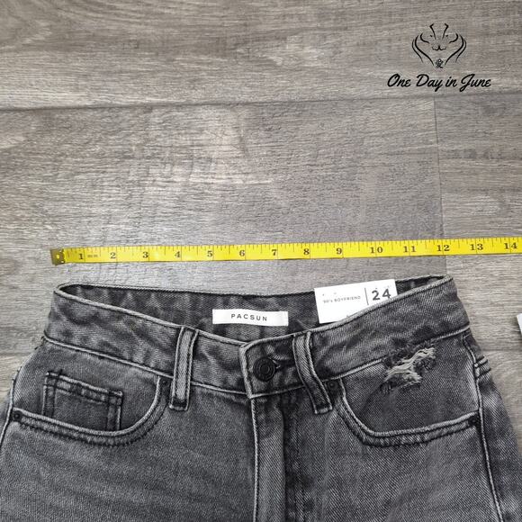 Pacsun 90s Boyfriend Distressed Jeans Size 24 (0) - Picture 4 of 7